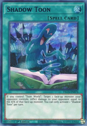 Shadow Toon (Blue) (DLCS-EN076) - Dragons of Legend: The Complete Series 1st Edition