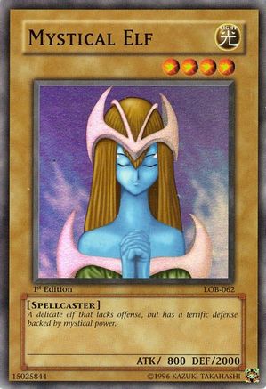 Mystical Elf (LOB-062) - The Legend of Blue Eyes White Dragon 1st Edition