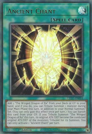Ancient Chant - LED7-EN004 - Legendary Duelists: Rage of Ra 1st Edition