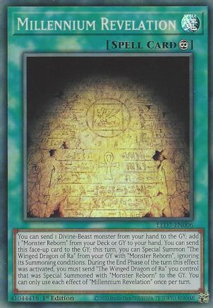 Millennium Revelation (LED7-EN006) - Legendary Duelists: Rage of Ra 1st Edition