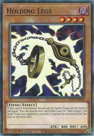 Holding Legs (LED7-EN011) - Legendary Duelists: Rage of Ra Unlimited