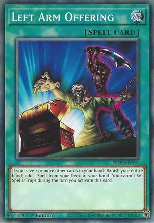Left Arm Offering (LED7-EN013) - Legendary Duelists: Rage of Ra 1st Edition