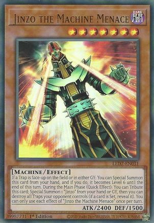 Jinzo the Machine Menace (LED7-EN031) - Legendary Duelists: Rage of Ra 1st Edition