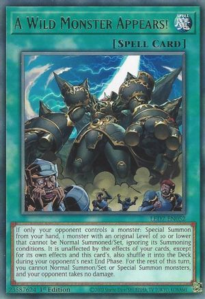 A Wild Monster Appears! - LED7-EN052 - Legendary Duelists: Rage of Ra 1st Edition