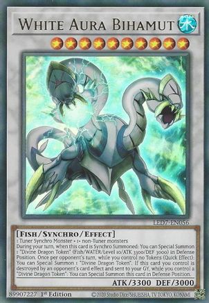 White Aura Bihamut (LED7-EN056) - Legendary Duelists: Rage of Ra Unlimited