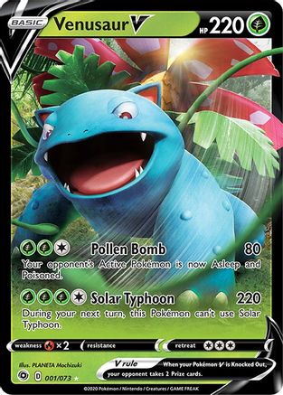 Venusaur V 1/73 - Champions Path Holofoil