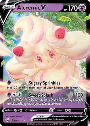 Alcremie V - 022/073 - Champions Path Holofoil