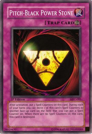 Pitch-Black Power Stone (MFC-095) - Magician's Force 1st Edition