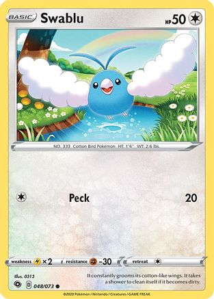 Swablu 48/73 - Champions Path Reverse Holofoil