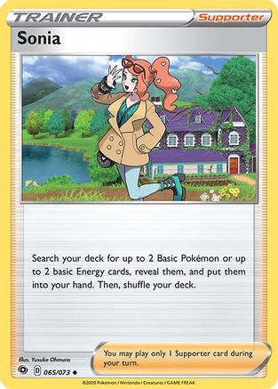 Sonia 65/73 - Champions Path Reverse Holofoil