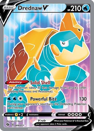 Drednaw V (Full Art) 69/73 - Champions Path Holofoil