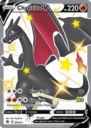 Charizard V (Secret) 79/73 - Champions Path Holofoil