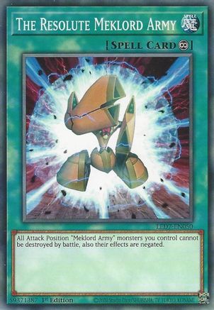 The Resolute Meklord Army (LED7-EN050) - Legendary Duelists: Rage of Ra 1st Edition