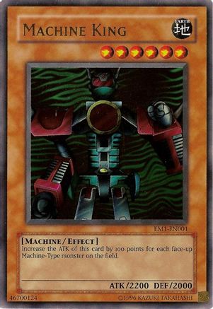 Machine King (EM1-EN001) - Miscellaneous Promotional Cards Unlimited