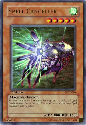 Spell Canceller (MFC-020) - Magician's Force 1st Edition