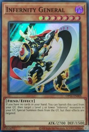 Infernity General (OP14-EN005) - OTS Tournament Pack 14 Unlimited