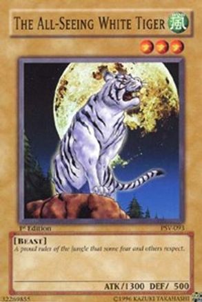 The All-Seeing White Tiger (PSV-093) - Pharaoh's Servant 1st Edition