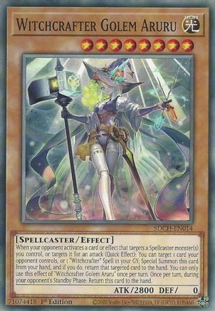 Witchcrafter Golem Aruru (SDCH-EN014) - Structure Deck: Spirit Charmers 1st Edition