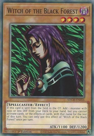 Witch of the Black Forest (SDCH-EN016) - Structure Deck: Spirit Charmers 1st Edition