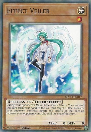 Effect Veiler (SDCH-EN017) - Structure Deck: Spirit Charmers 1st Edition