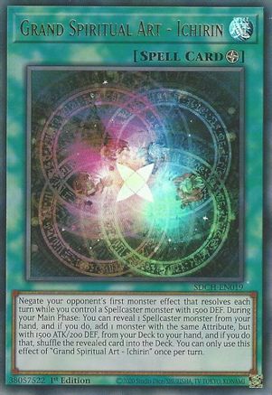 Grand Spiritual Art - Ichirin - SDCH-EN019 - Structure Deck: Spirit Charmers 1st Edition