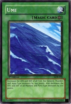 Umi (LOB-050) - The Legend of Blue Eyes White Dragon 1st Edition