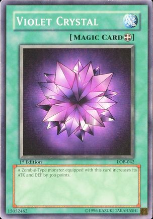 Violet Crystal (LOB-042) - The Legend of Blue Eyes White Dragon 1st Edition