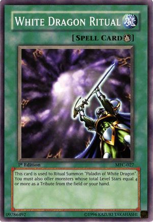 White Dragon Ritual (MFC-027) - Magician's Force 1st Edition