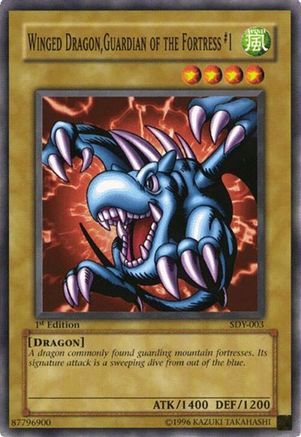 Winged Dragon, Guardian of the Fortress #1 (SDY-003) - Starter Deck: Yugi 1st Edition