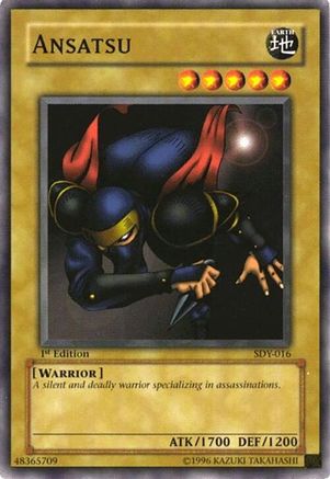 Ansatsu - SDY-016 - Starter Deck: Yugi 1st Edition
