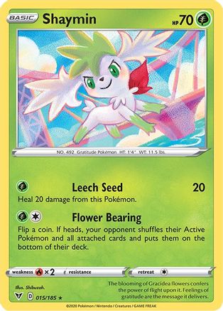 Shaymin 15/185 - SWSH04 Vivid Voltage Holofoil