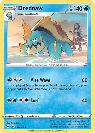 Drednaw 39/185 - Vivid Voltage Reverse Holofoil