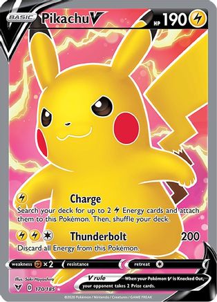 Pikachu V 170/185 - Vivid Voltage Holofoil