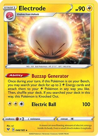 Electrode 46/185 - Vivid Voltage Holofoil