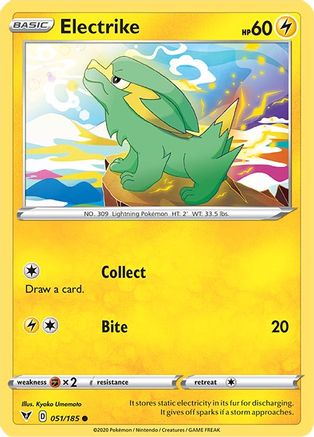 Electrike 51/185 - SWSH04 Vivid Voltage Reverse Holofoil
