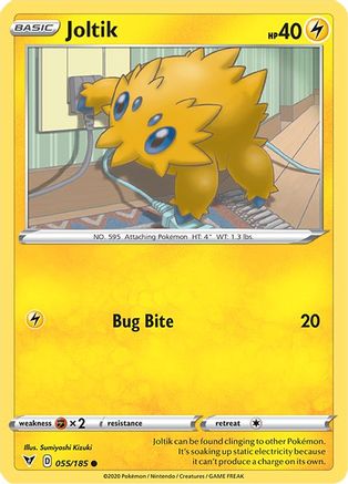 Joltik 55/185 - SWSH04 Vivid Voltage Reverse Holofoil
