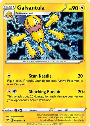 Galvantula 56/185 - Vivid Voltage Reverse Holofoil