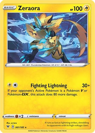 Zeraora 61/185 - SWSH04 Vivid Voltage Holofoil