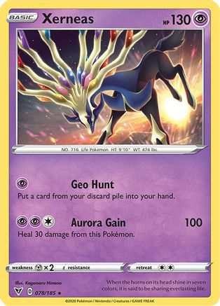 Xerneas 78/185 - SWSH04 Vivid Voltage Holofoil