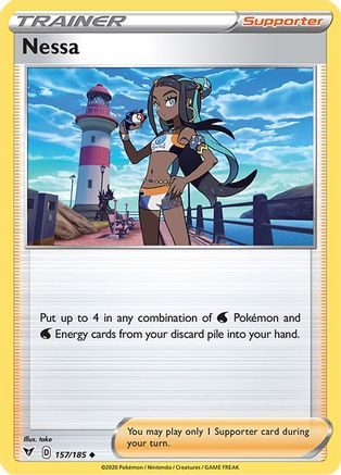 Nessa 157/185 - SWSH04 Vivid Voltage Reverse Holofoil
