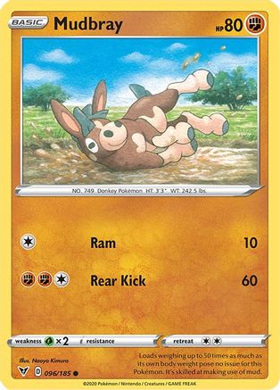 Mudbray 96/185 - SWSH04 Vivid Voltage Reverse Holofoil