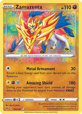 Zamazenta 102/185 - SWSH04 Vivid Voltage Holofoil