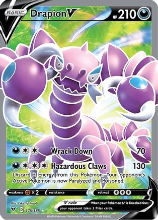 Drapion V (Full Art) 175/185 - Vivid Voltage Holofoil