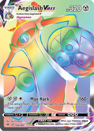 Aegislash VMAX 190/185 - Vivid Voltage Holofoil