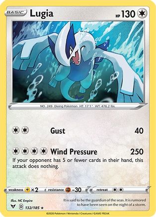 Lugia 132/185 - Vivid Voltage Holofoil