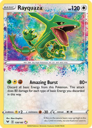 Rayquaza 138/185 - Vivid Voltage Holofoil