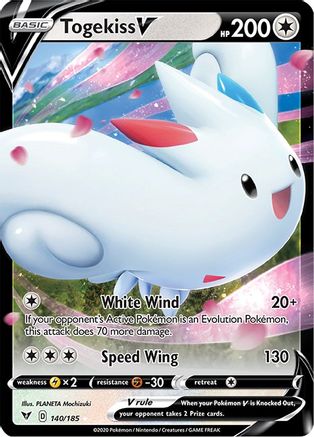 Togekiss V 140/185 - Vivid Voltage Holofoil