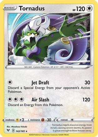 Tornadus 142/185 - SWSH04 Vivid Voltage Reverse Holofoil