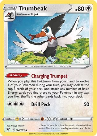 Trumbeak 144/185 - Vivid Voltage Reverse Holofoil