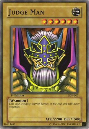 Judge Man (SDK-007) - Starter Deck: Kaiba Unlimited